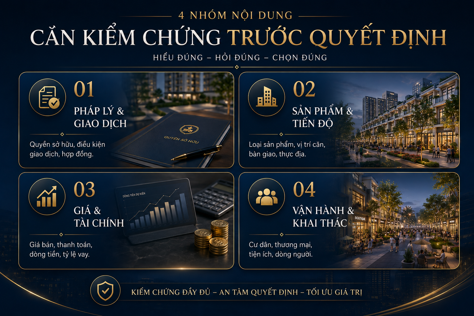 Bốn nhóm yếu tố cần kiểm chứng trước khi mua STAR AVENUE phường Thái Bình