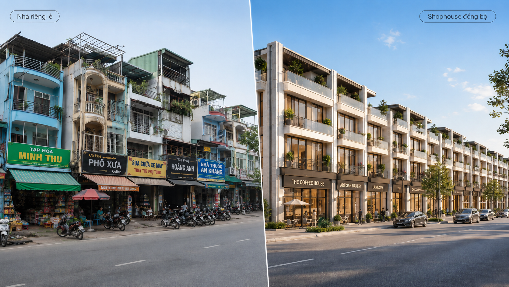 Tuyến phố shophouse đồng bộ tại STAR AVENUE phường Thái Bình